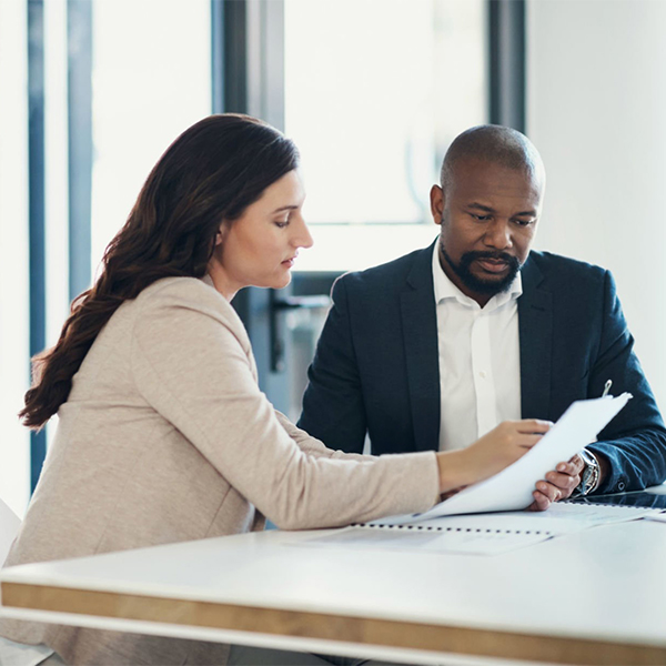 BGLaw_circle_2_1502896521 A female attorney is helping her client